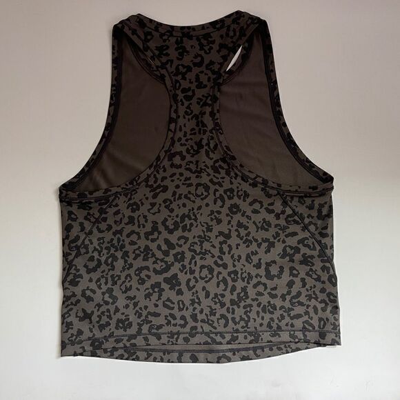 Athleta Shanti Crop Leopard Tank Size S - Picture 3 of 5